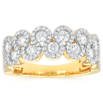 1 Carat Diamond Diamond Ring in 14ct Yellow Gold