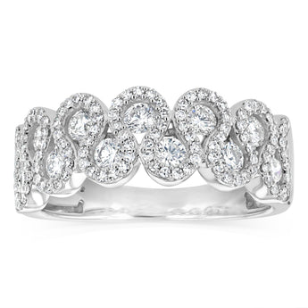 1 Carat Diamond Ring in 14ct White Gold