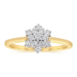 0.29 Carat Diamond Ring in 9ct Yellow Gold