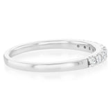 1/5 Carat Diamond Eternity Ring in 10ct White Gold