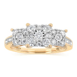0.69 Carat Diamond Ring in 4ct Yellow gold
