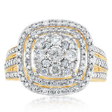 0.95 Carat Diamond Ring in 10ct Yellow Gold