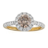 1.50 Carat Diamond Ring with Australian Diamond Centre Diamond in 9ct Yellow Gold