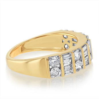 1 Carat Diamond Ring in 9ct Yellow Gold