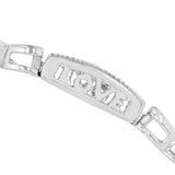 Diamond Infinite Love  Bracelet in Sterling Silver