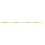1/10 Carat Diamond Heart 18cm Bracelet in Gold Plated Sterling Silver