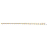 1/6 Carat Diamond 19.5cm Bracelet in Gold Plated Sterling Silver