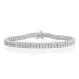 0.45 Carat Diamond 18.5cm Bracelet in Sterling Silver