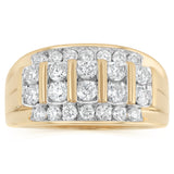 1.5 Carat Diamond Gents Ring in 9ct Yellow Gold