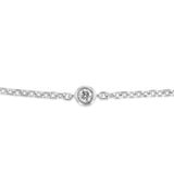 1/6 Carat Diamond Bracelet in Stirling Silver