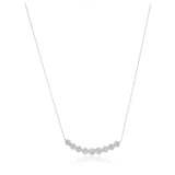 1/5 Carat Diamond Necklace in Sterling Silver