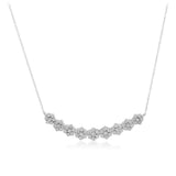 1/5 Carat Diamond Necklace in Sterling Silver