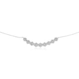 1/5 Carat Diamond Necklace in Sterling Silver