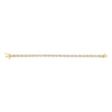 1/5 Carat Diamond 19cm Bracelet in Gold Plated Sterling Silver