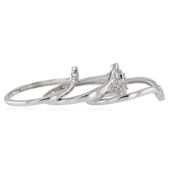 1/10 Carat Diamond 3-Piece Bridal Set in Sterling Silver
