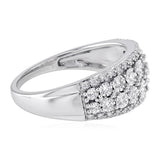 1/5 Carat Diamond Ring in Sterling Silver