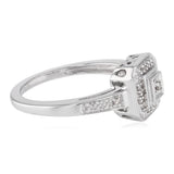 Diamond Ring in Sterling Silver