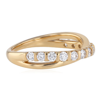 1/2 Carat Diamond Ring in 18ct Yellow Gold