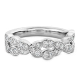 Hearts on Fire Lorelei Floral Diamond Double Twist Band