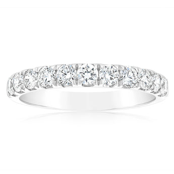 Luminesce Lab Grown Diamond 1 Carat Eternity Ring in 9ct White Gold