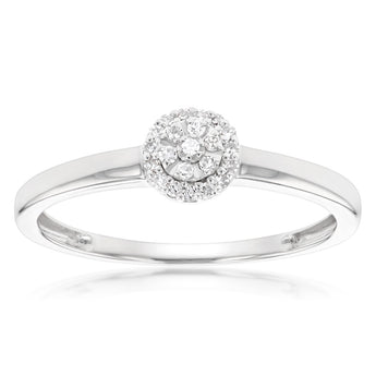 Luminesce Lab Grown Diamond Ring in Silver