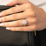 Luminesce Lab Grown Diamond 1/4 Carat Dress Ring in Sterling Silver