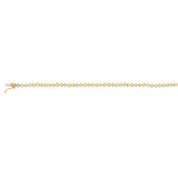 Luminesce Lab Grown Diamond infinity Bracelet in 9ct Yellow Gold