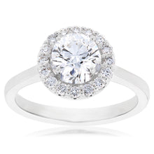 Load image into Gallery viewer, Luminesce Lab Grown 18ct White Gold 1.3 Carat Diamond Halo Ring