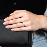 Luminesce Lab Grown 18ct White Gold 1.3 Carat Diamond Brilliant Ring