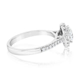 Luminesce Lab Grown 18ct White Gold 1.3 Carat Diamond Brilliant Ring