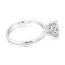 Load image into Gallery viewer, Certified Luminesce Lab Grown 1.5 Carat Solitaire Engagement Ring in 18ct White Gold