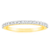 Luminesce Lab Grown 1/3 Carat Diamond Eternity Straight in 18ct Yellow Gold