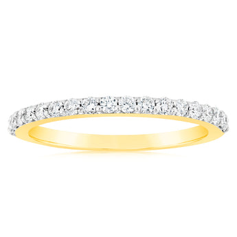 Luminesce Lab Grown 1/3 Carat Diamond Eternity Straight in 18ct Yellow Gold