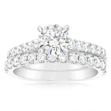 Luminesce Lab Grown 1Ct Diamond Bridal Set in 14ct White Gold