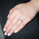 Luminesce Lab Grown Diamond 6 Claw Ring In 9ct Yellow Gold