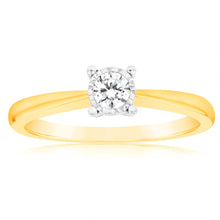 Load image into Gallery viewer, Luminesce Lab Grown Diamond Engagement Ring in 9ct Yellow Gold