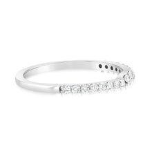 Load image into Gallery viewer, Luminesce Lab Grown 1/3 Carat Diamond Eternity Curve in 18ct White Gold