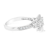 Luminesce Lab Grown 9ct White Gold 0.65 Carat Diamond Ring