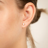 Luminesce Lab Grown 1/2 Carat Diamond Solitaire Earrings in 14ct Yellow Gold