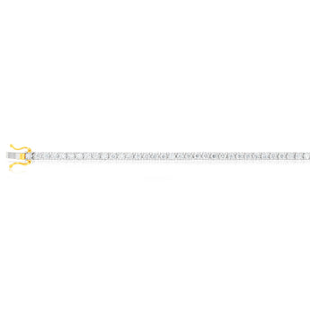 Luminesce Lab Grown 2 Carat Diamond Tennis Bracelet in 9ct Yellow Gold