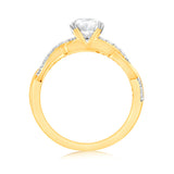 Luminesce Lab Grown 18ct Yellow Gold 1.10 Carats Diamond Ring