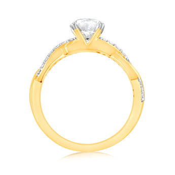 Luminesce Lab Grown 18ct Yellow Gold 1.10 Carats Diamond Ring