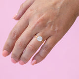 Luminesce Lab Grown 2 Carat Certified Diamond Solitaire Ring in 18ct Yellow Gold