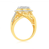 Luminesce Lab Grown 1/6 Carat Diamond Ring in 9ct Yellow Gold