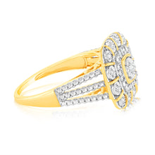 Load image into Gallery viewer, Luminesce Lab Grown 1/6 Carat Diamond Ring in 9ct Yellow Gold