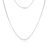 Luminesce Lab Grown 9ct White Gold 3 Carat Diamond Necklace