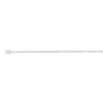 Luminesce Lab Grown 5 Carat Diamond Tennis Bracelet in 9ct White Gold