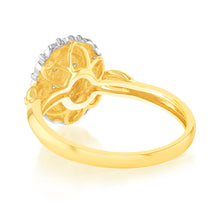 Load image into Gallery viewer, Luminesce Lab Grown Diamond Oval Ring in 9ct Yellow Gold