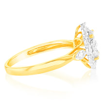 Load image into Gallery viewer, Luminesce Lab Grown Diamond Oval Ring in 9ct Yellow Gold