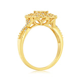 1/4 Carat Luminesce Lab Grown Diamond Ring in 9ct Yellow Gold